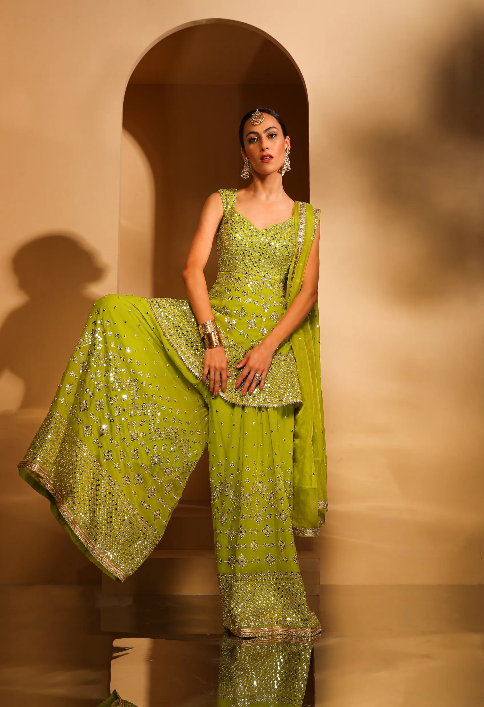 Embrace beauty: The timeless appeal of Sharara dresses for weddings